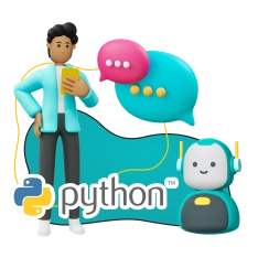 Умный чат-бот на Python на Telegram - КИБЕРшкола программирования для детей, компьютерные курсы для школьников, начинающих и подростков - KIBERone г. Усолье-Сибирское