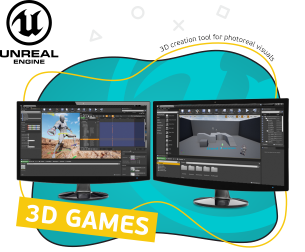 Unreal Engine 4. Игровой движок - Школа программирования для детей, компьютерные курсы для школьников, начинающих и подростков - KIBERone г. Усолье-Сибирское