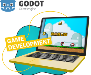Godot.  Основа создания легендарных игр - КИБЕРшкола программирования для детей, компьютерные курсы для школьников, начинающих и подростков - KIBERone г. Усолье-Сибирское